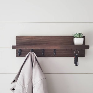Mail and Key Holder, Key hanger for Wall, Mail Holder, Wall Organizer, Wall Shelf, Key Holder with Shelf, Entryway Organizer, Wall Basket