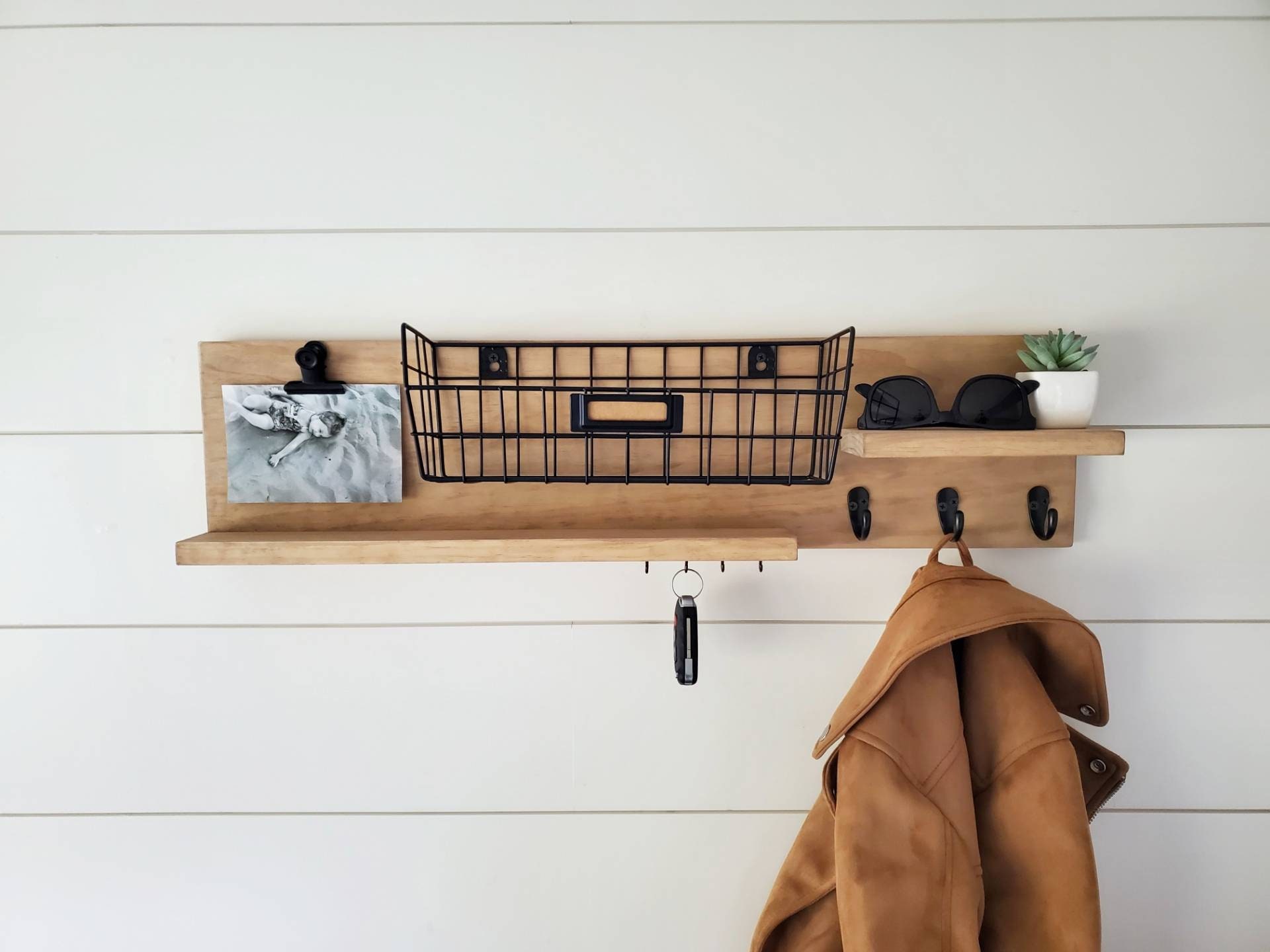 Threshold mail holder with hooks sale