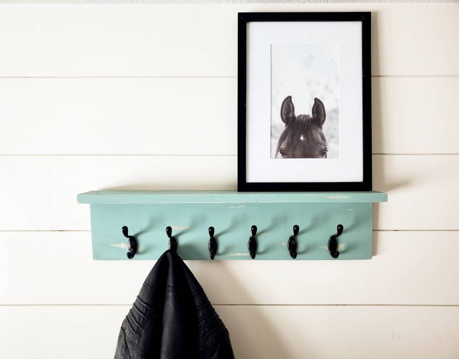 Coat Rack Shelf Wall Coat Rack With Shelf Coat Rack Wall Etsy