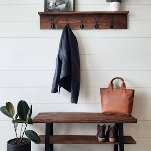 34 inch clearance entryway bench