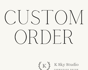 Custom Order for Ruth