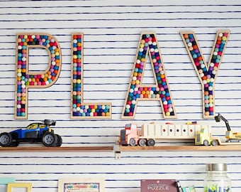 Tall PLAY room letters