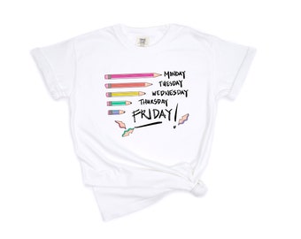 Days of the week Teacher T-Shirt