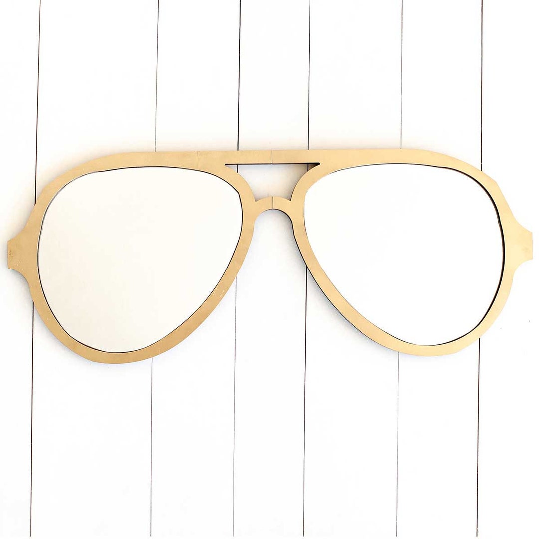 Gold mirror aviator sunglasses deals