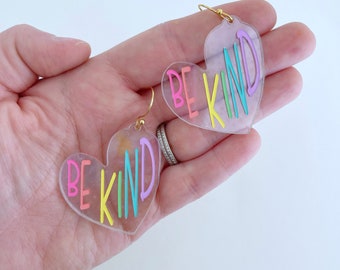 Retiring: Be Kind Pastel Earrings