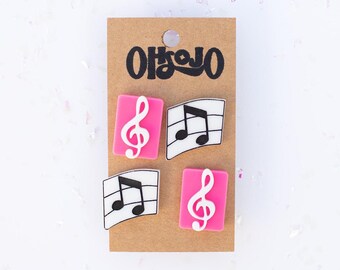 Musiklärare örhängesset