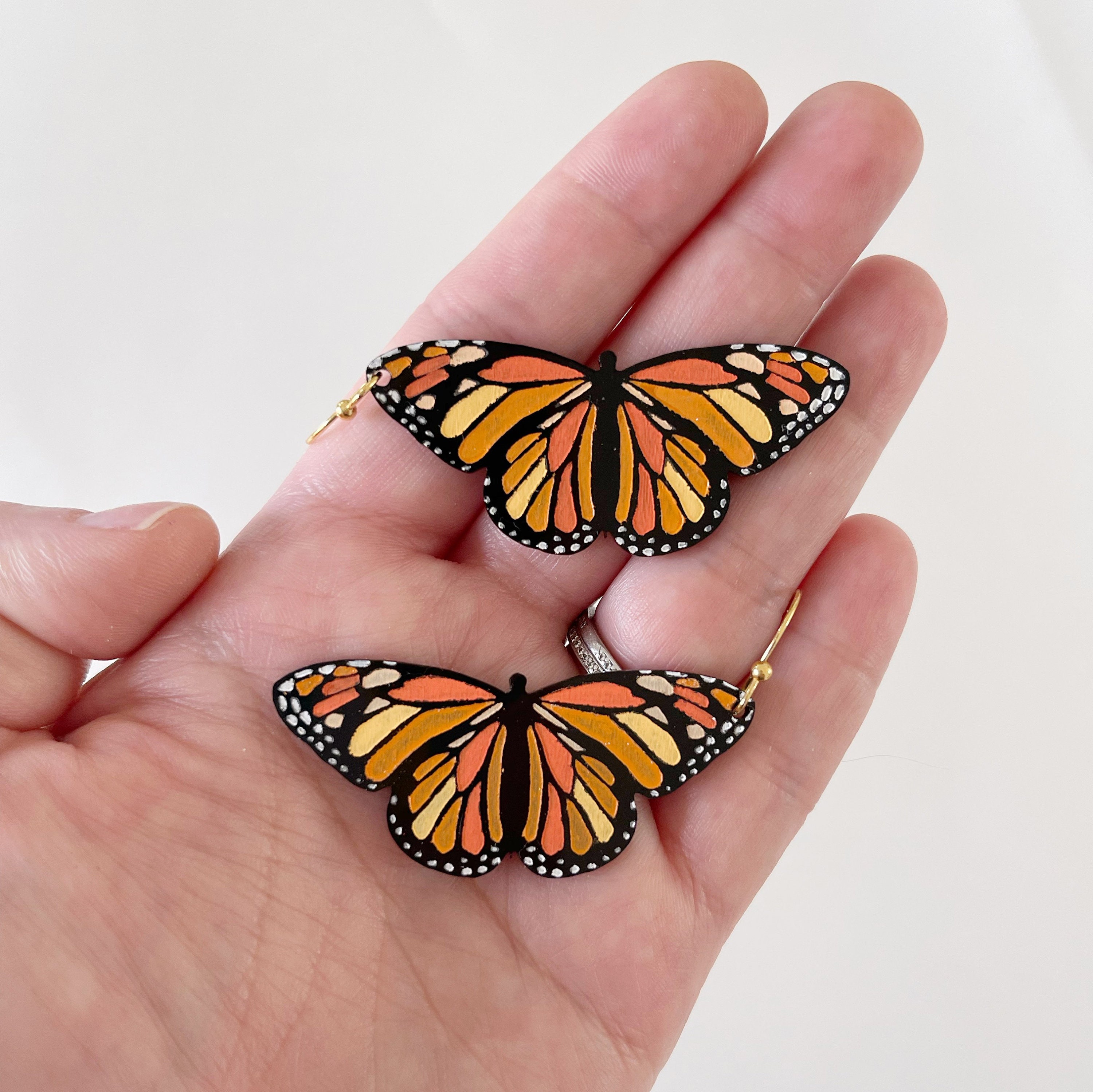 Monarch Butterfly Earrings