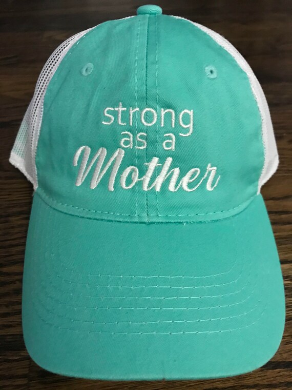 Unstructured Hat Embroidered With 