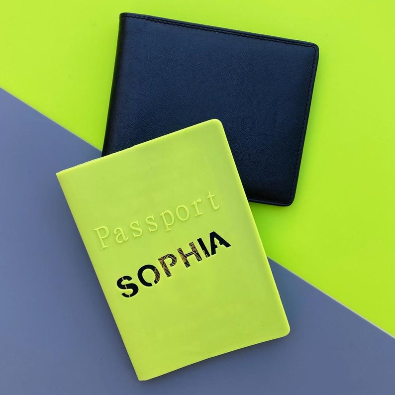 Personalized Passport holder. Custom passport holder with your Etsy