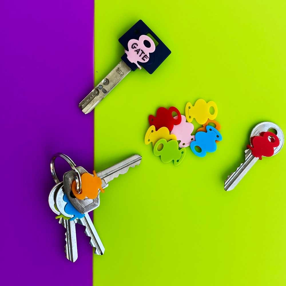 Key Identifiers Key Toppers Key Cap Covers Key Cap Labels Etsy