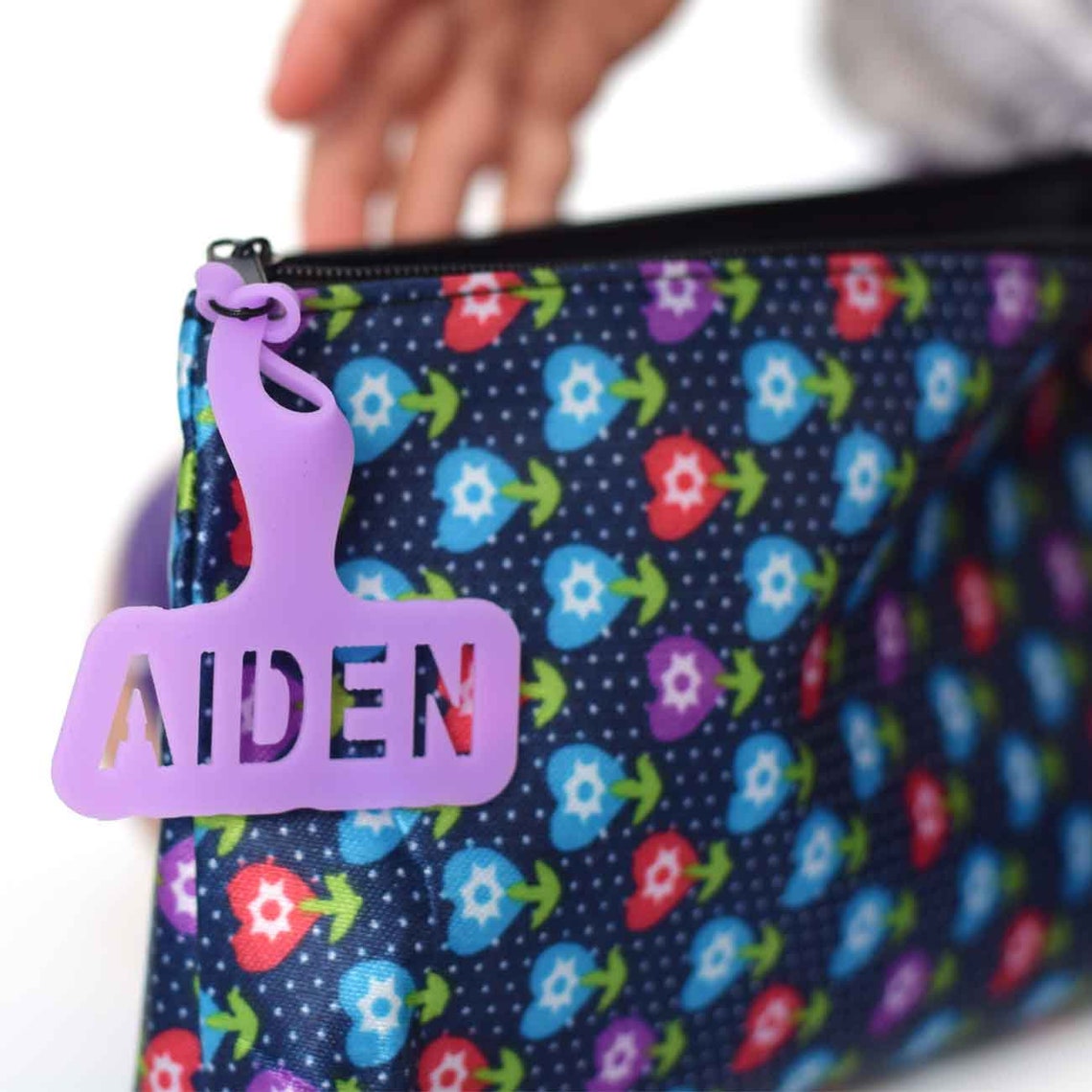 Personalized Pencil case Name Tag. Custom name label for Etsy