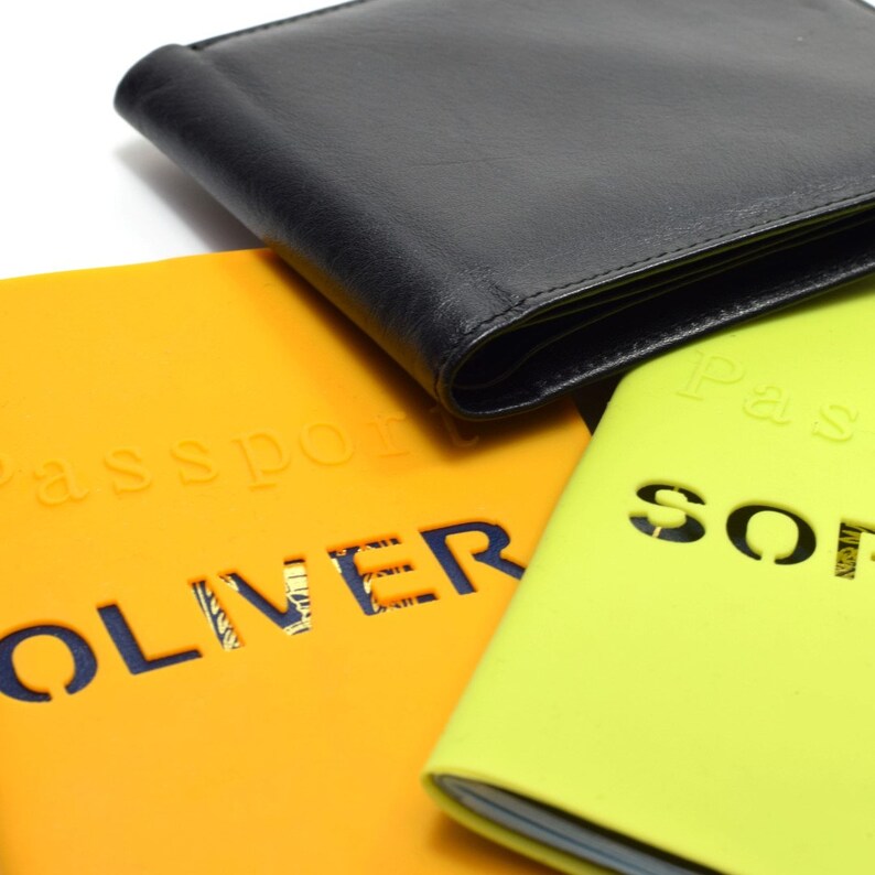 Personalized passport cover silicone made. Custom passport Etsy