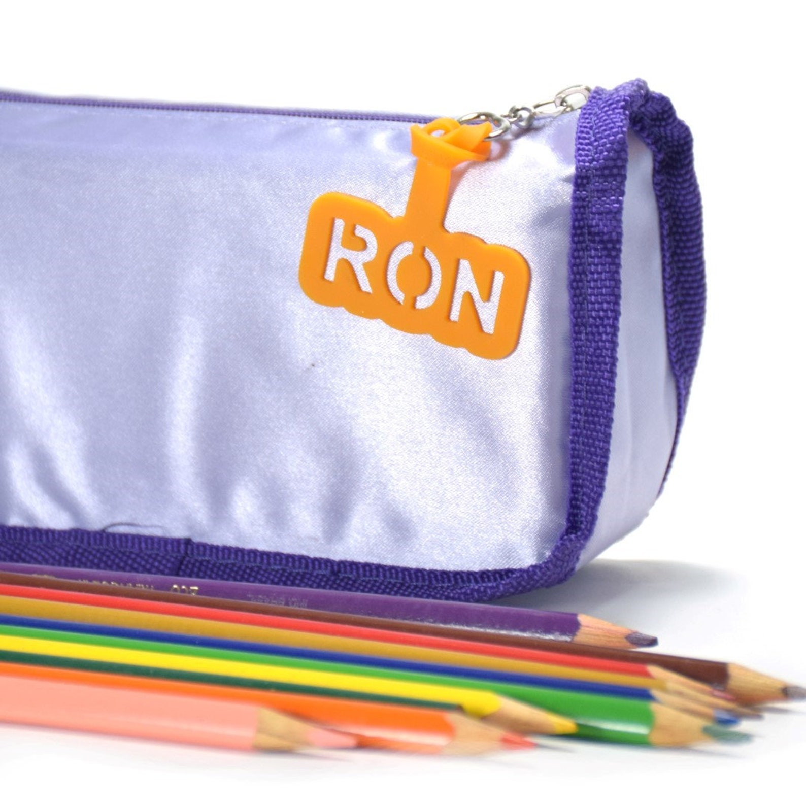 Personalized Pencil case Name Tag. Custom name label for Etsy