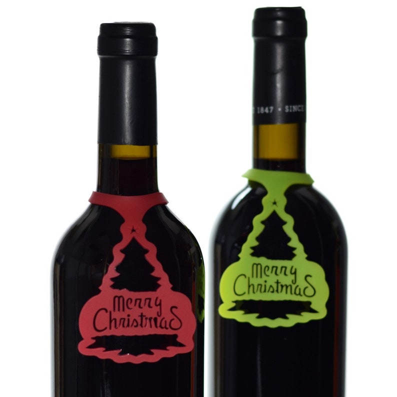 Christmas Decorations For Wine Bottle Dear Santa Svg Etsy