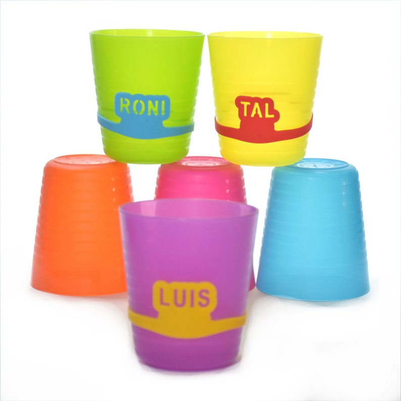 Personalized Labels for Plastic Cups Kids Drinking Bottles Etsy