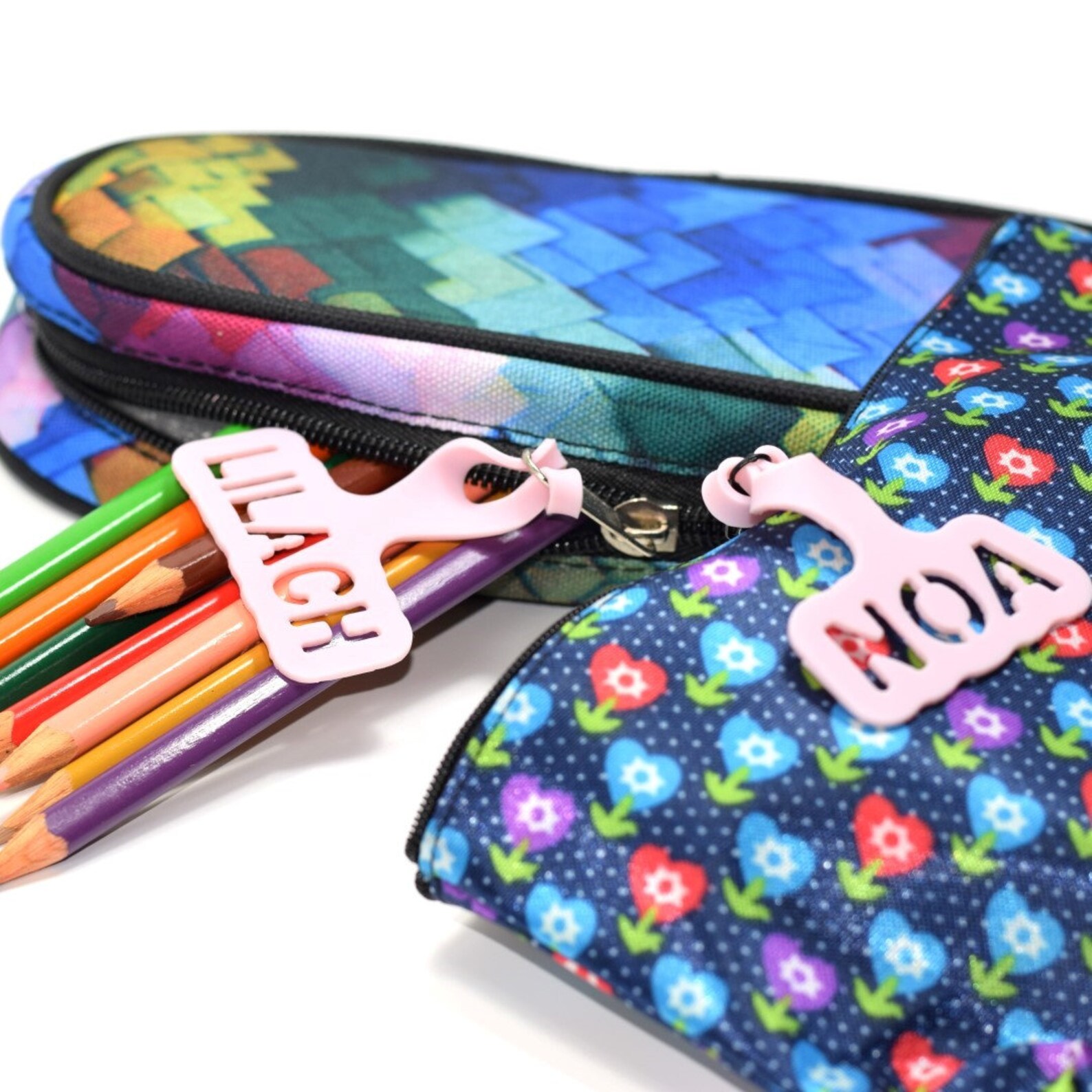Personalized Pencil case Name Tag. Custom name label for Etsy