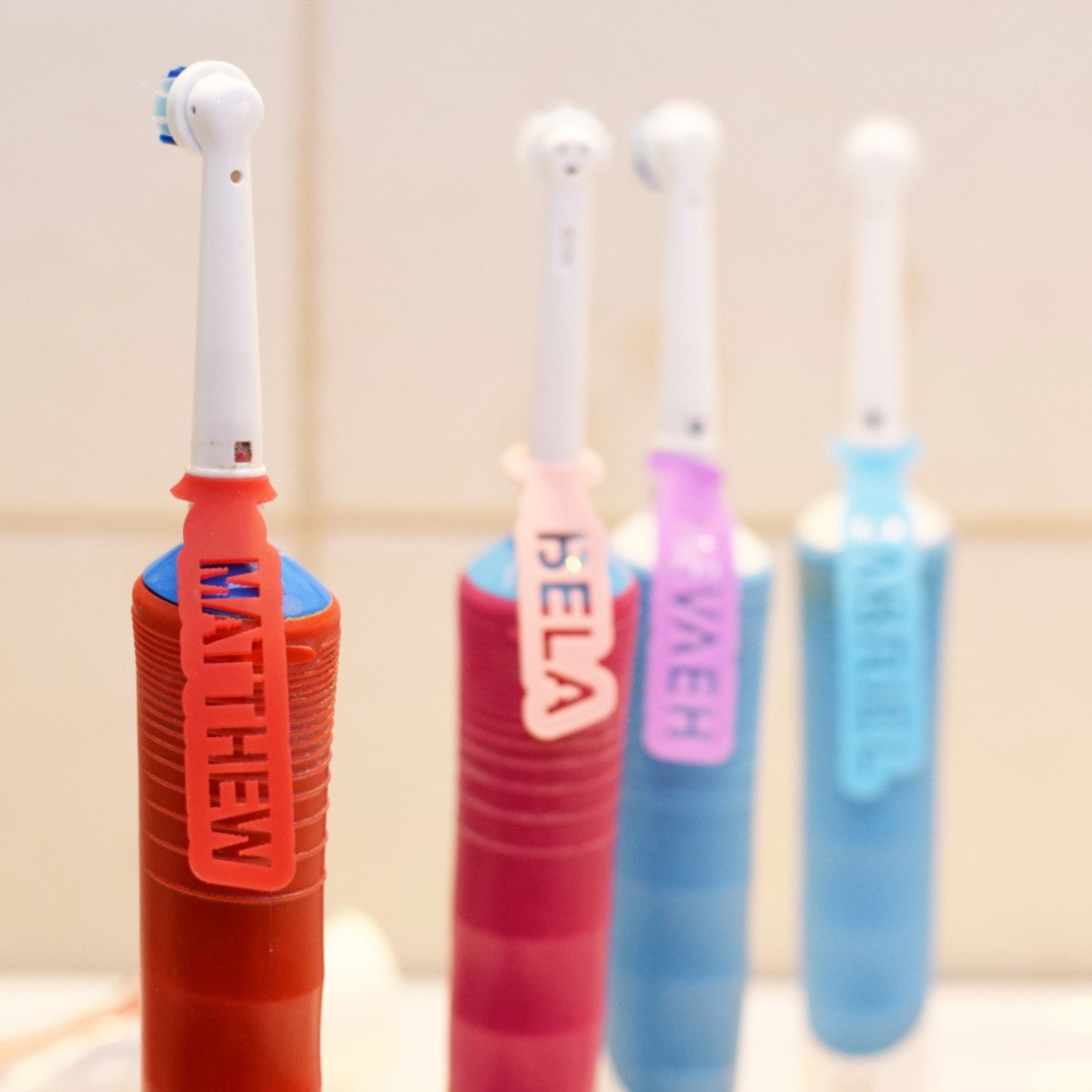 Name tags for children's Toothbrush. Custom name labels Etsy