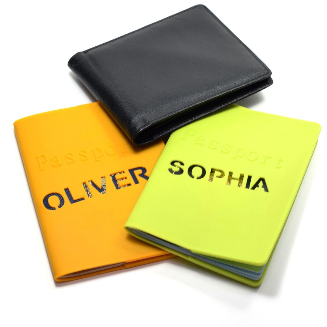 Personalized passport cover silicone made. Custom passport Etsy
