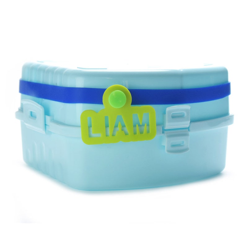 Personalized Silicone Rubber Bands with name tag for Lunch Etsy