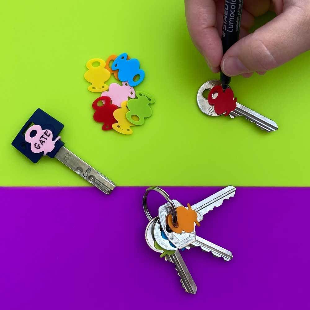 Key Identifiers Key Toppers Key Cap Covers Key Cap Labels Etsy