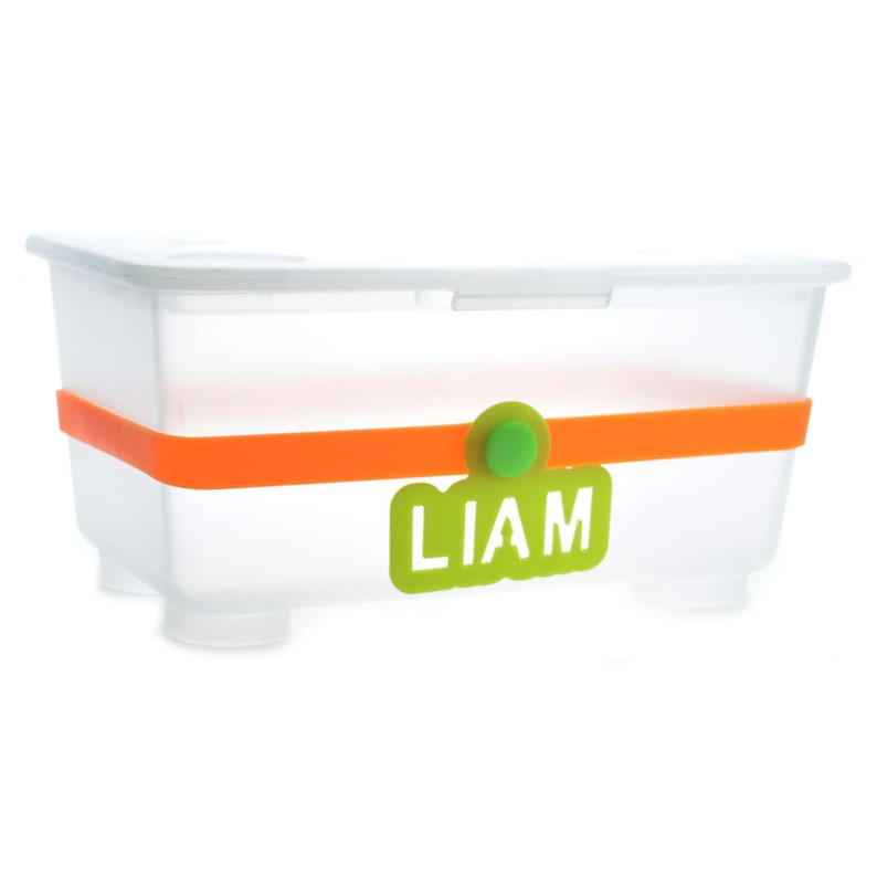 Personalized Silicone Rubber Bands with name tag for Lunch Etsy