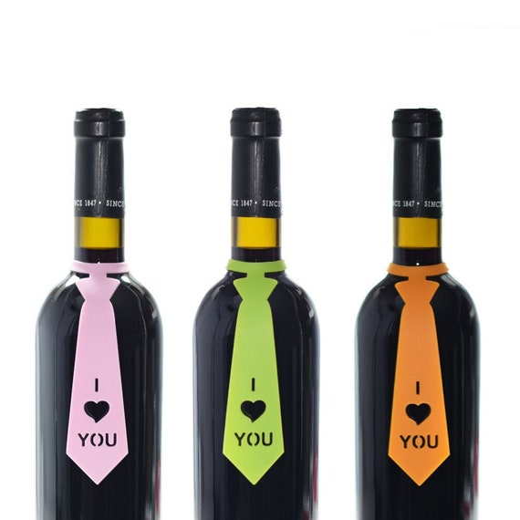 Wine Bottle Tags Wedding Or Bridal Shower Gift Idea Wine Etsy