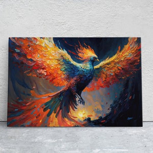 Phoenix Canvas Art Ready To Hang Large Print