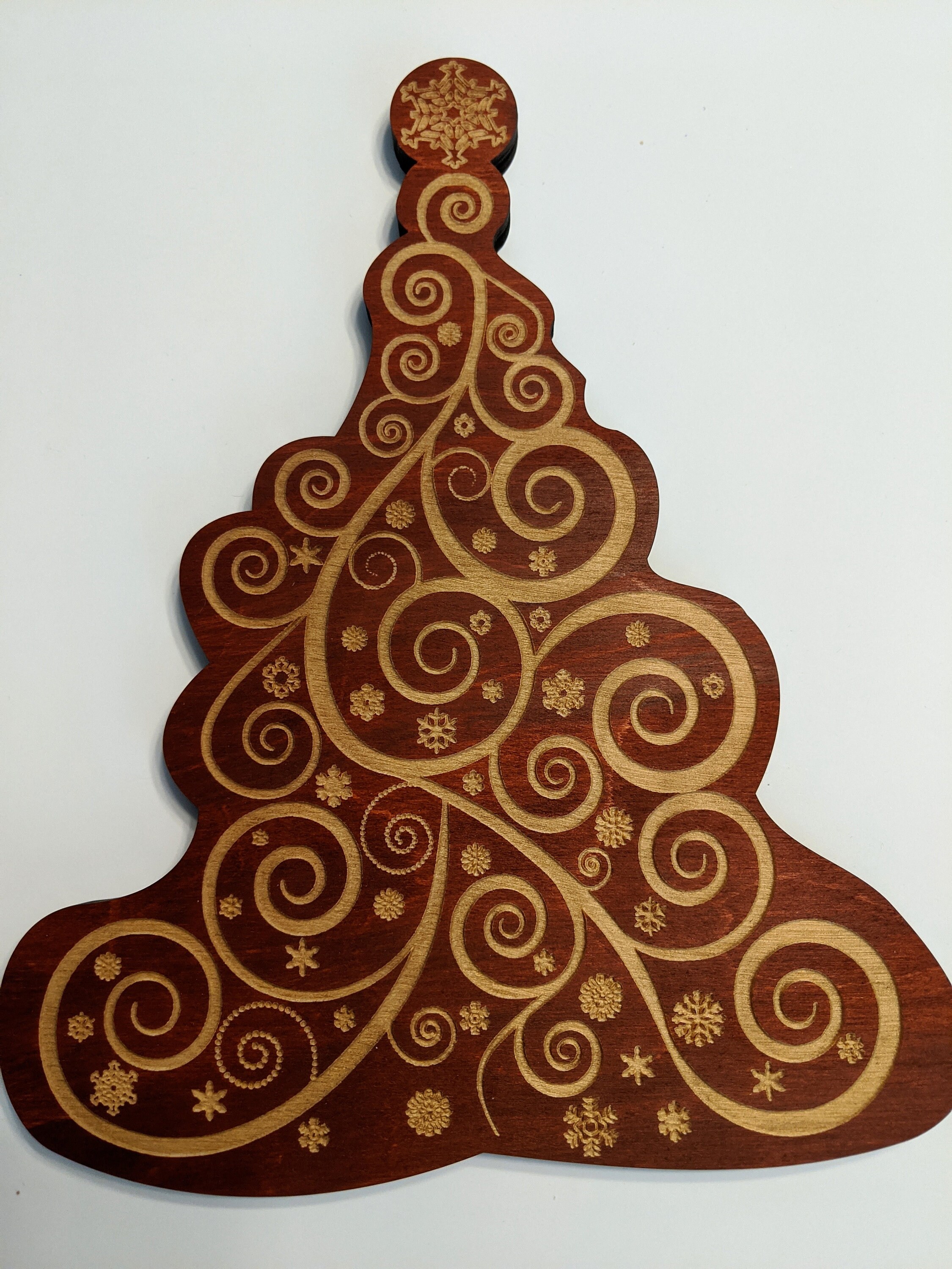 Christmas Tree Wood Wall Art Etsy