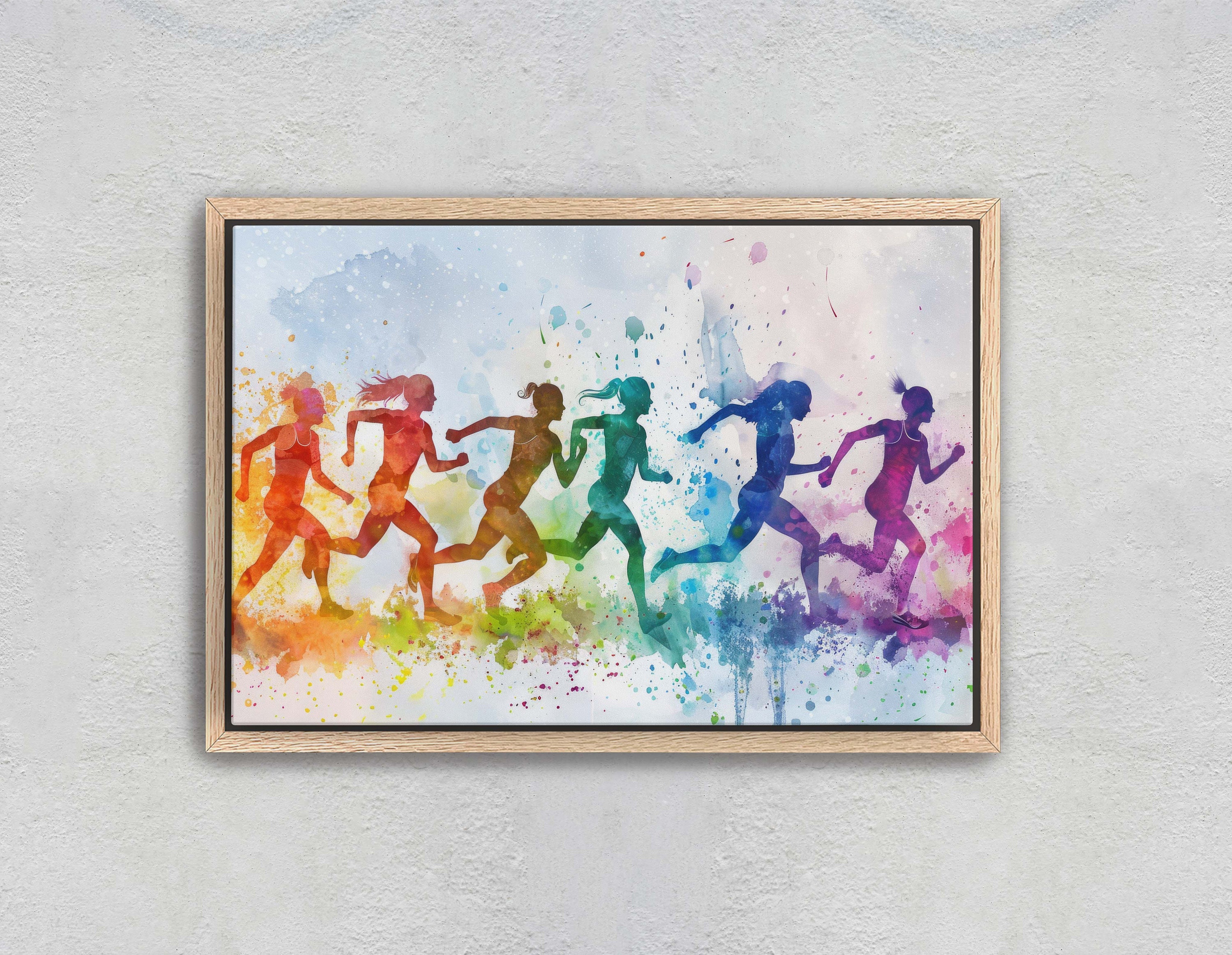 古典 Colorful Field, Girls Track, Women's Sports, Sports Woman レコーダー