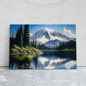 Mount Rainier Canvas Ready to Hang