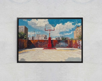 Basketball Art, Street Art, Basketball Court, Basketball Painting