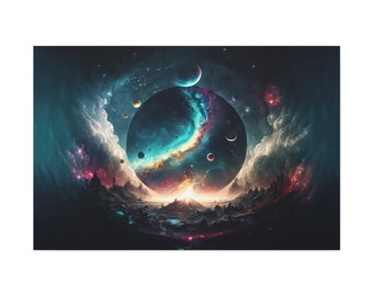 Inter Dimensional Space art Canvas Art Ready To Hang