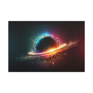Exploding Planet Canvas Art Ready To Hang | Science Fiction | Sci-Fi | Fantasy