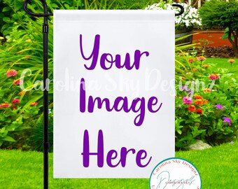 Download Garden Flag Mockup Etsy