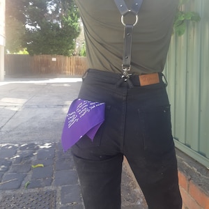 Fabric Hanky- MAGENTA- Into Pits