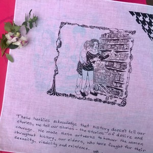 Fabric Hanky- HOUNDSTOOTH -Biting