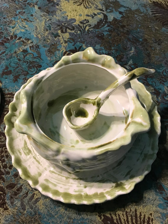 Very Large Cabbage Soup Tureen With Matching Tray Lid and Etsy