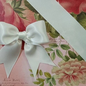 White Ribbons, Ribbon Bows, Satin Ribbon Bows, Party Supplies, Handmade Bows, White Bows