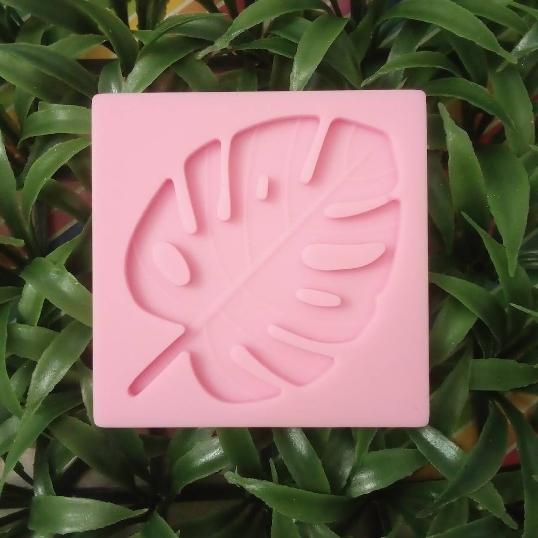 Monstera Leaf Silicone Mold, Tropical Leaf Mold, Hawaiian Leaf Silicone