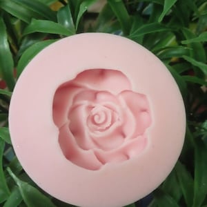 Rose Silicone Mold, Rose Fondant Mold, 3D Rose Mold, Baking Tools, Fondant Tools, 1 1/4&quot; Rose