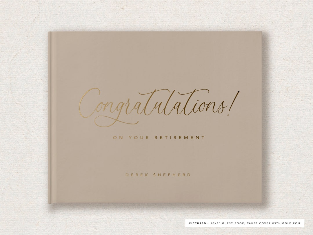 Retirement Guest Book. Retirement Party Ideas. Retirement Book