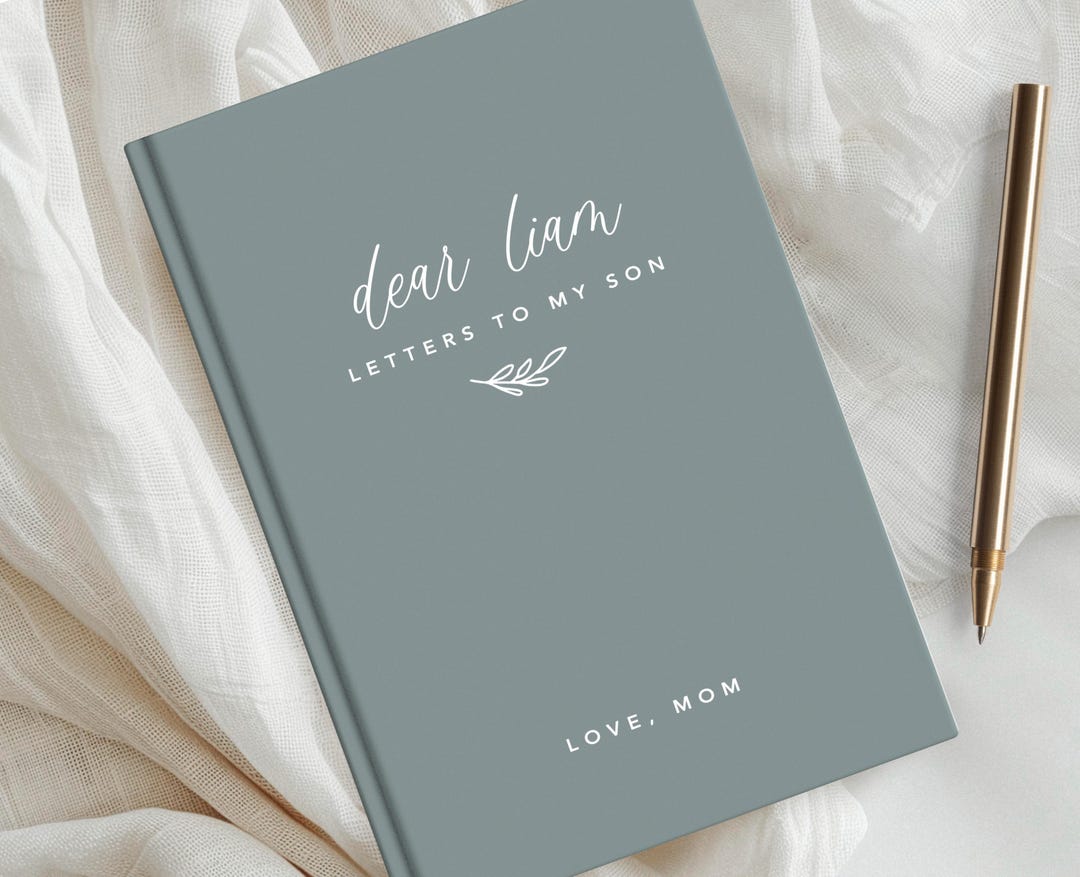 Custom Letters to My Son Journal Dear Son Notebook, as