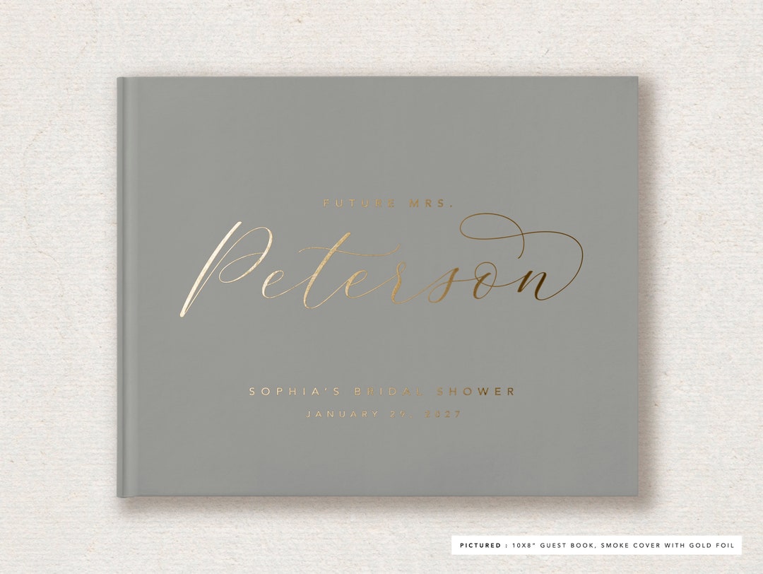 Bridal Shower Guest Book. Bridal Shower Memory Book. Letters to the