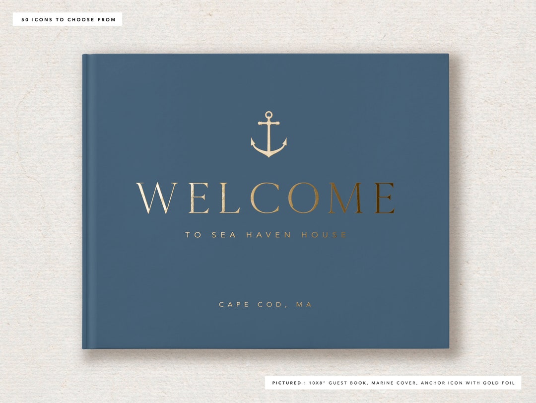 Airbnb Guest Book. Rental House Guest Book. Book. Beach House. Seaside House