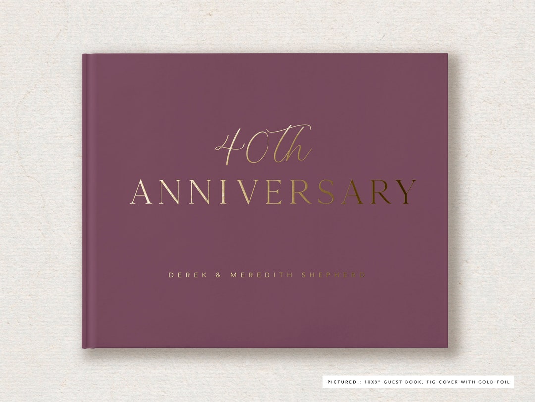 Anniversary Guest Book. Anniversary Party Ideas. Marriage Anniversary