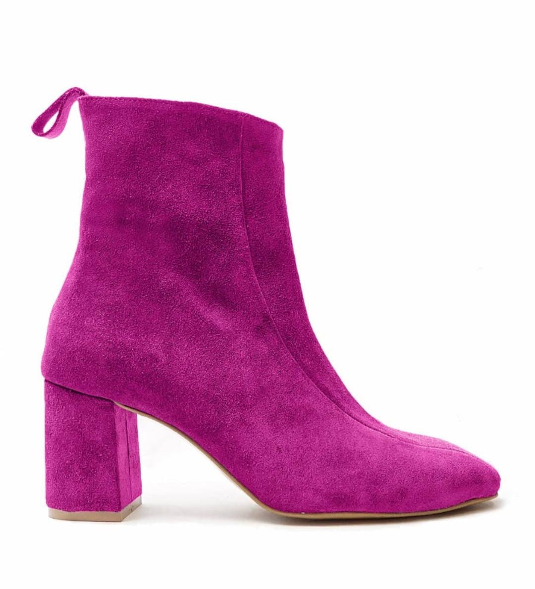 Women s Suede Ankle Boots Block Heel Square Toe Winter Wedding
