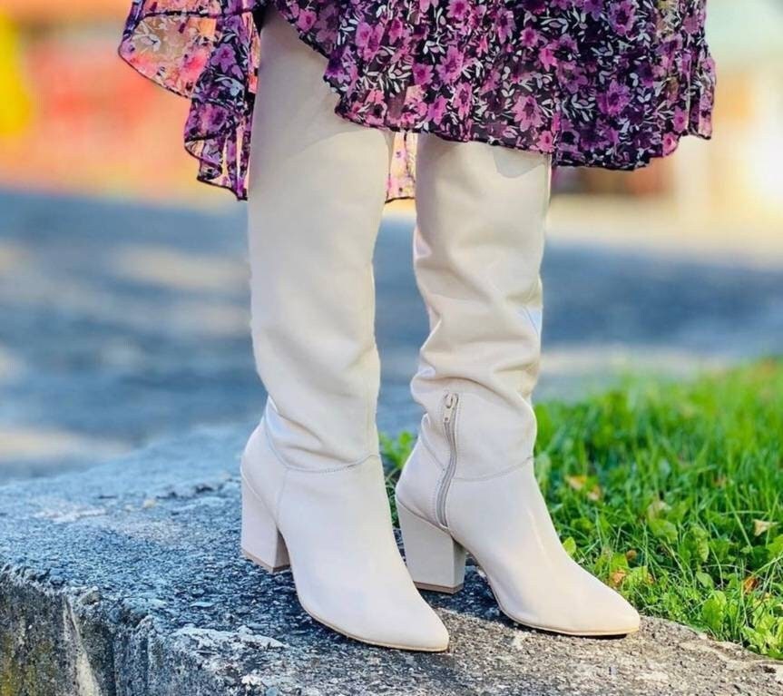 BADBLOOD★韓国大人気 Shepherd Boots Tall - Cream MUSINSA | BADBLOOD Eskimo Boot Tall - Cream