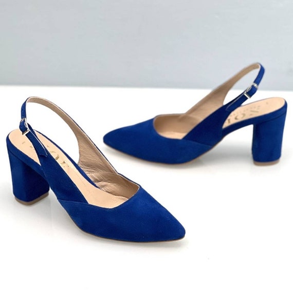 Velvet wedge online heels