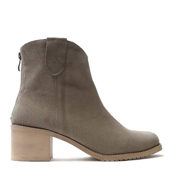 Bottes basses cuir clearance femme
