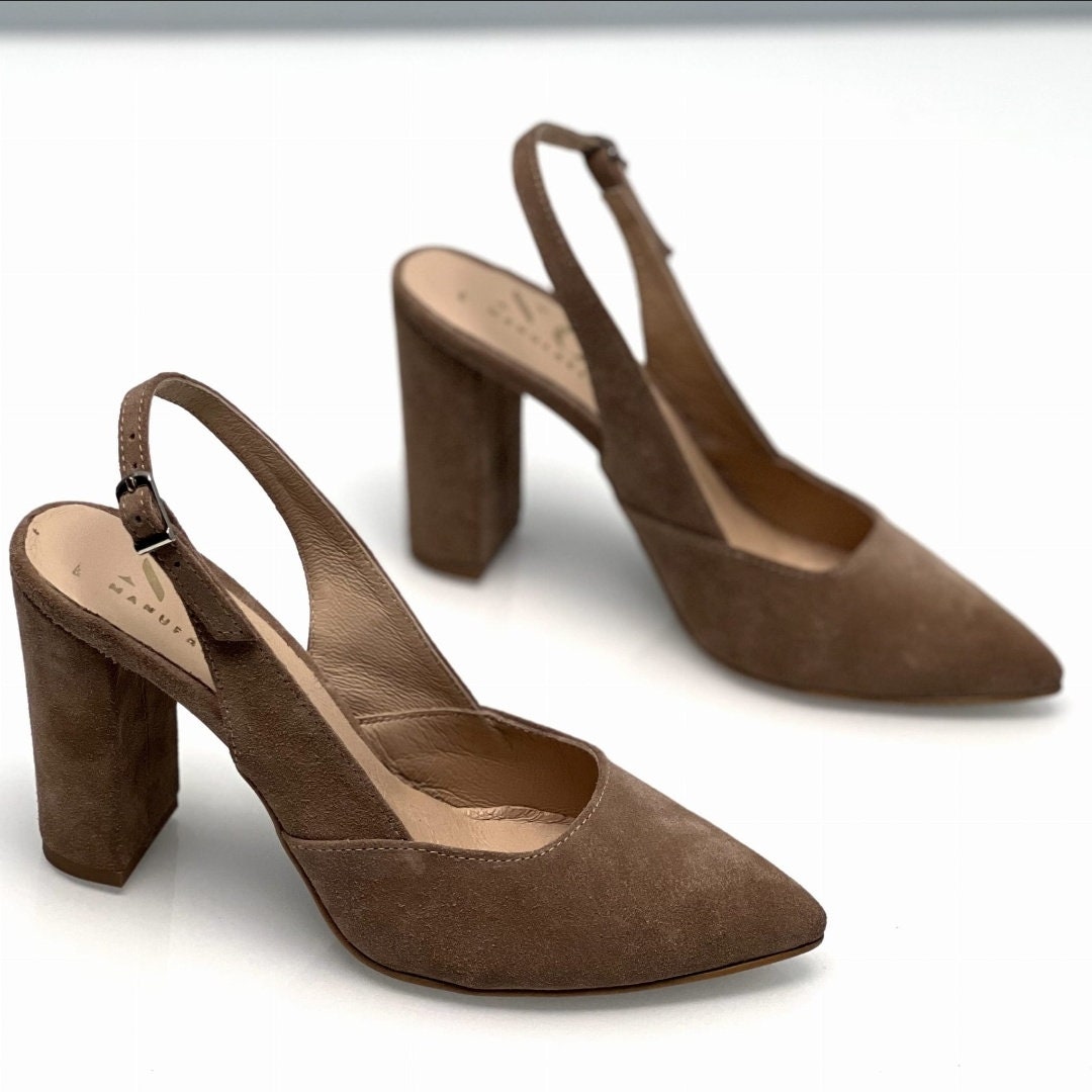 Buy online Beige Block Heel Pumps from heels for Women by Axium for ₹1189  at 52% off | 2024 Limeroad.com